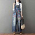 Women Long Casual Loose Bib Pants