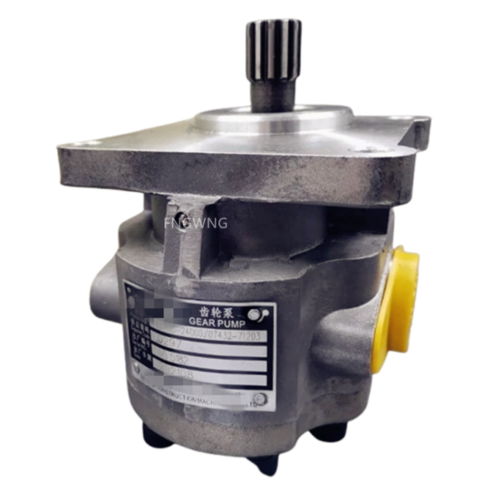 0743271203 Hydraulic Pilot Gear Pump For Shantui