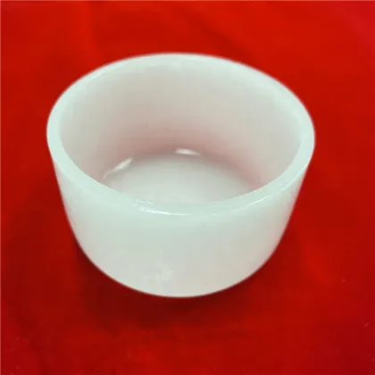 Customized Opaque Melting Crucible - Laboratory Milky White Quartz Crucible