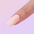 Super thin short oval longlasting nude fake nails