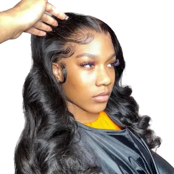 Human Hair Raw Hair Vendors Afro Wigs 100% Brazilian with Baby HD Lace Frontal Blonde Human Hair Wig Full Lace Wigs