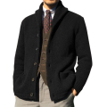 Pull cardigan de châle masculin