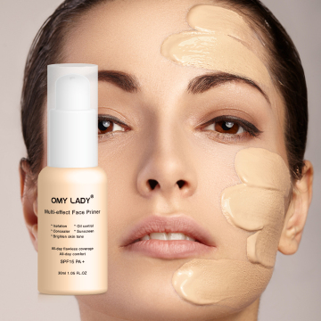 Wasserdichte Make -up -Fundamentflasche mit vergrößerten Poren verbergen und primärer Label -Primer