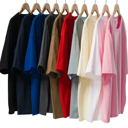 OEM&ODM Custom Logo Unisex Oversized Heavy Cotton T-Shirt