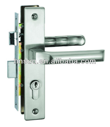 zinc alloy security door handle lock