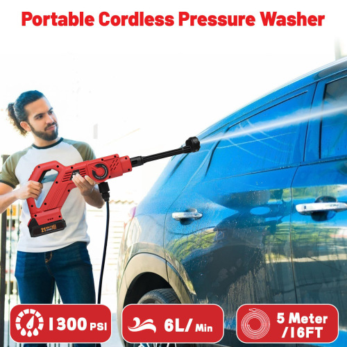 Direct Supply Portable Cordless High Power Car Washer Gun