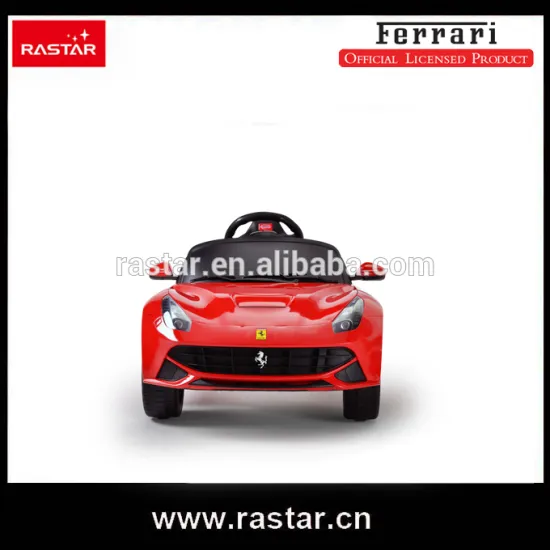 Rastar kids toy shopping Ferrari licenced F12 Berlinetta ride on car