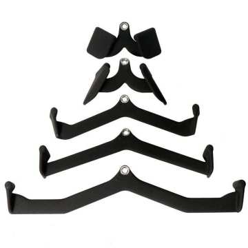 Dinuo ที่จับ Wide Grip Lat Pull Down Rowing Bar Set - 5PCS อุปกรณ์ออกกำลังกายสำหรับออกกำลังกาย