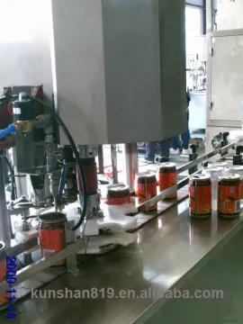automatic tin can sealing machine/ pop top can sealing machine