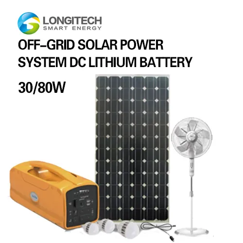 Compact Stand Alone Photovoltaic Electricity off Grid Battery Complete Solar Lithium Power System
