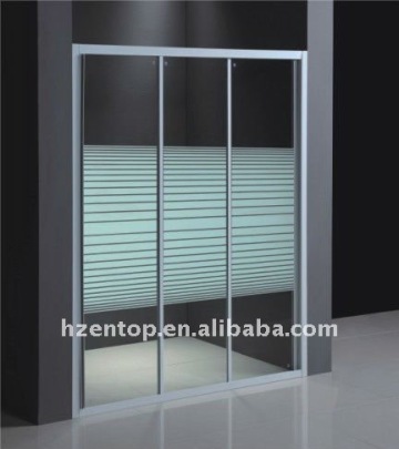 3 doors sliding shower door