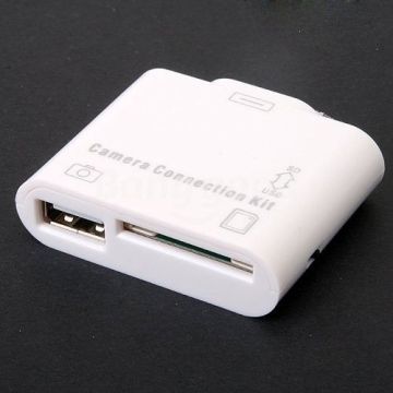 Usb 2.0 Port / Sd Hc Card Slot For Ipad 2 - In - 1 Apple Ipad Camera Connection Kit