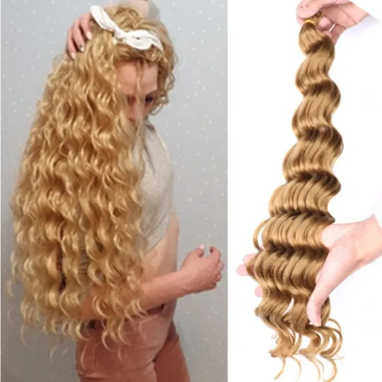 Synthetic Hair Deep Wave Twist Crochet Hair Curly Loose Deep Twist Braiding Hair Extension Wholesale Price
