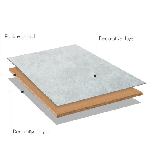 Panneau de particules de mélamine pour meubles ou construction