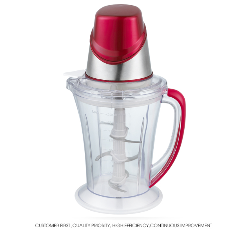 Food processor for cutting meat