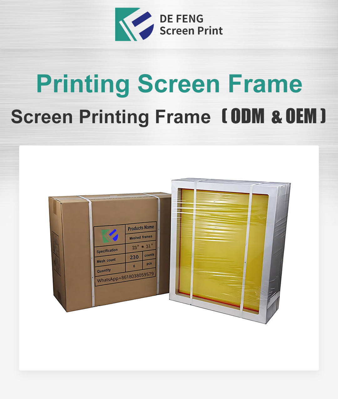 Pre Stretched Screen Printing Frames