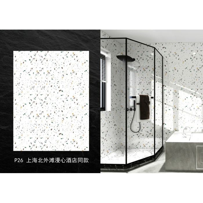 แผงผนังห้องน้ำ SPC มาตรฐานสหภาพยุโรป