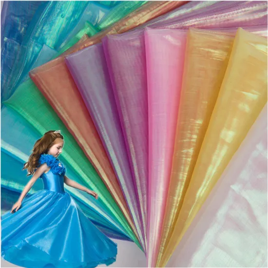 Wholesale Luxury Textile Collection: Brocade Satin, Soft Chiffon, and More in 100% Nylon, Crystal Sheer Silk, Glitter Liquid Organza Fabrics