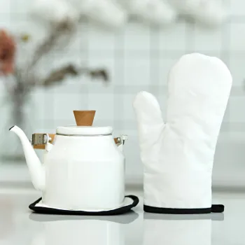 KaiMai Thickened Sublimation Blank Oven Mitts - Heat Resistant Kitchen Gloves