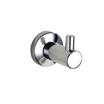 Chrome Bathroom Accessories Home Storage Space 304 Stainless Steel Bathroom Wall-Mounted Robe Hook