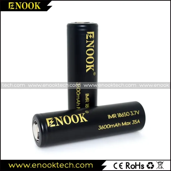 High Capacity 18650 Enook 3600mah Cell