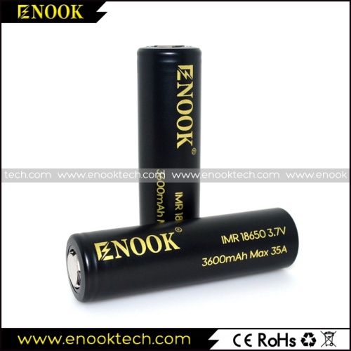 Enook 3600mAh 3.7v lithium ion cells 18650