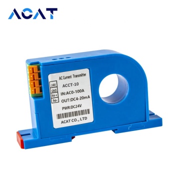 4-20mA to 0-10V RS485 Hall Effect DC Current Transmitter and Sensor