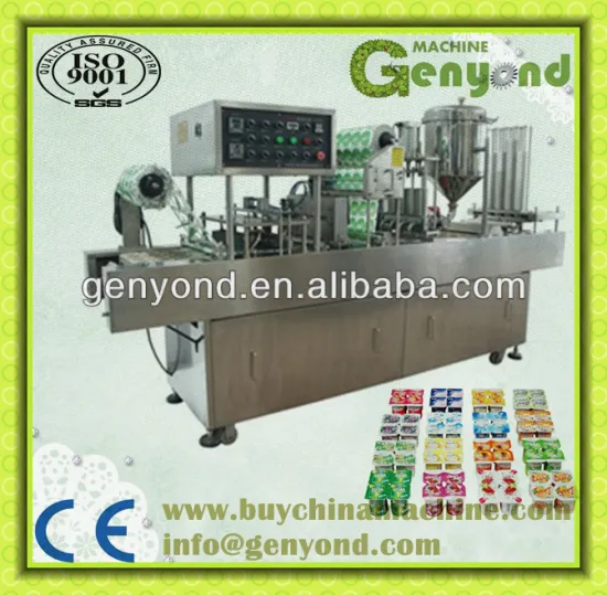 multi color jelly cup filling and sealing machine