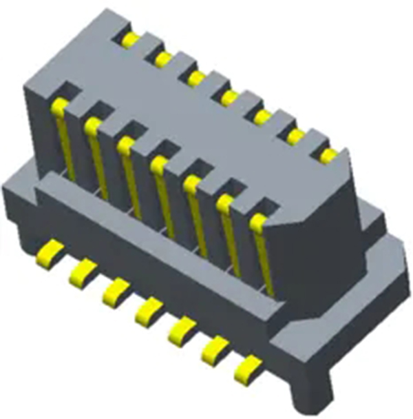 Male chassis connector H3.55 board-to-board