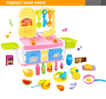 30PCS Funny Cook Play B/O Kids Play Kitchens