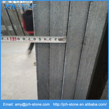 G654 dark grey china impala standard black granite paving stone slab size