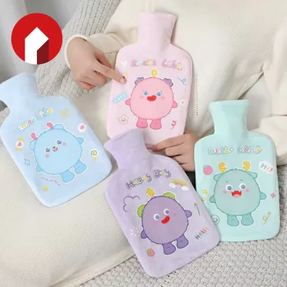 Cute monster hot water bottle