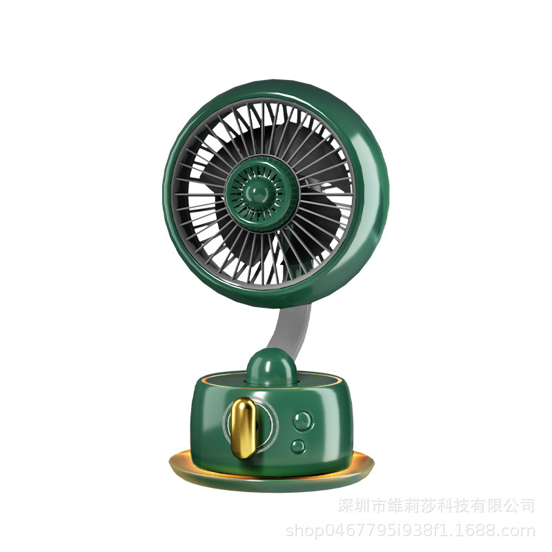 Unique Desk Fan with Night Light