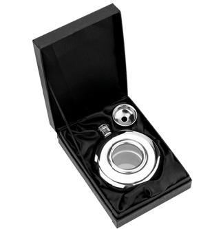 5 oz round Stainless Steel Hip Flask Gift Set