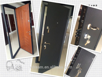 steel wooden door, armored door, steel mdf door