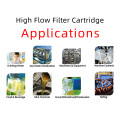 Elemento filtrante de alto flujo de sustitución HFV640PE001AH