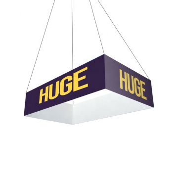 Trade Show Ceiling Banners: Custom Tension Fabric Backdrops for Promotion and Exhibition Events