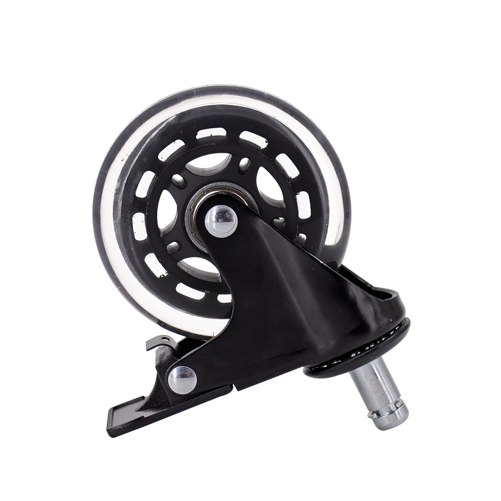 3 Inch Pu Caster With Brake