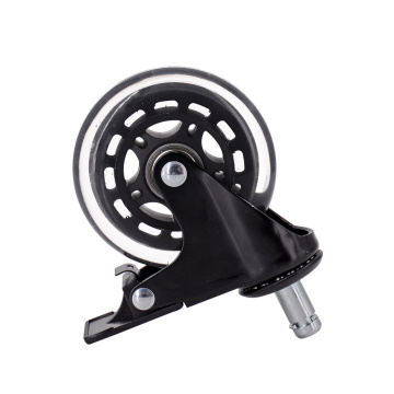 3 Inch PU Caster With Brake