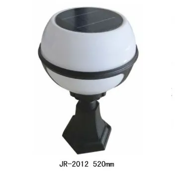 Grace white solar fence lights for garden/yard