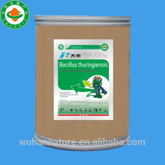 natural pest control products BT 16000IU/mg WP