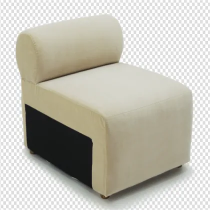 Alien technology fabric curved sofa