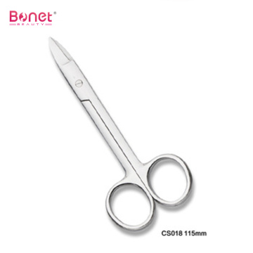 Straight nail eyebrow scissors