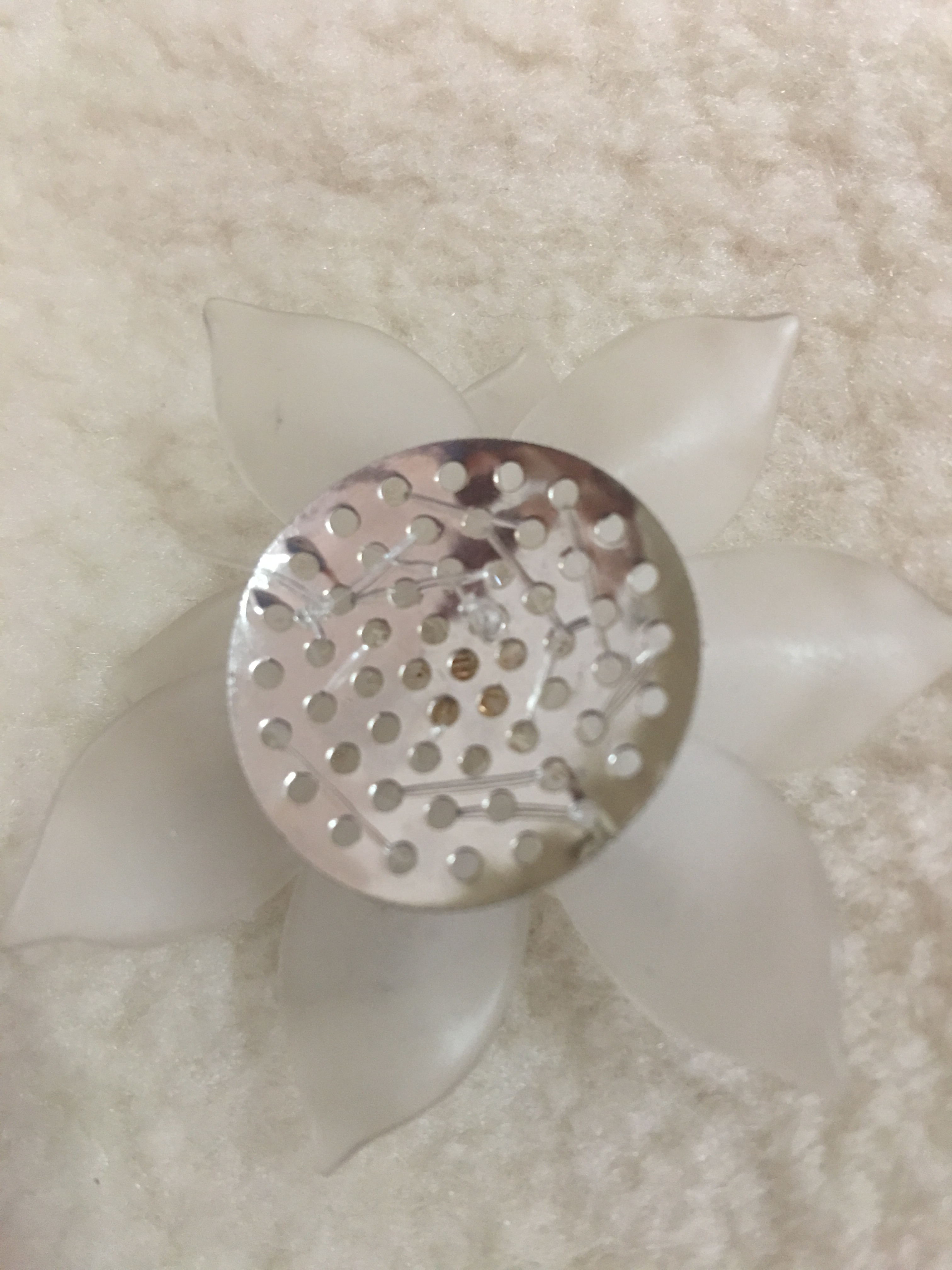 Handmade AB Clear Bead Blossom