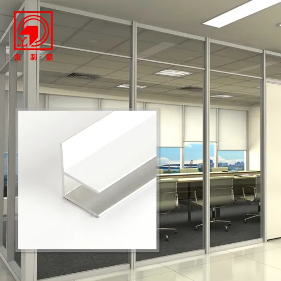 White Aluminum Sliding Window Track Rail for Glass Door Powder Coating