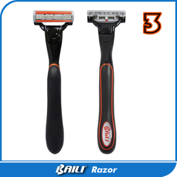 Pivoting Head Triple Blade System Razor Women Body Safety Shave Razor