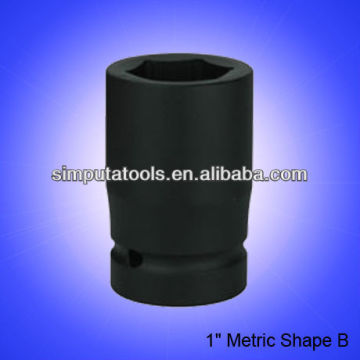 1" Metric Impact Socket/(Shape B)