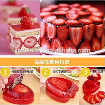 CY052 Hot Sale Strawberry Slicer Stainless Steel Blade Strawberry Cutter