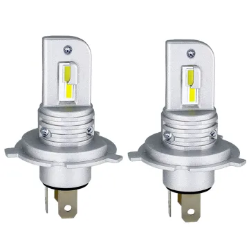 Fanless H4 9003 LED Headlight Bulb, 6000LM, 100W Canbus, 6500K, Super Bright for H1 H3 H7 H11 9005 9006 LED Fog Light