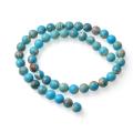 Blue Emperor Stone Lisse Perles rondes 8mm